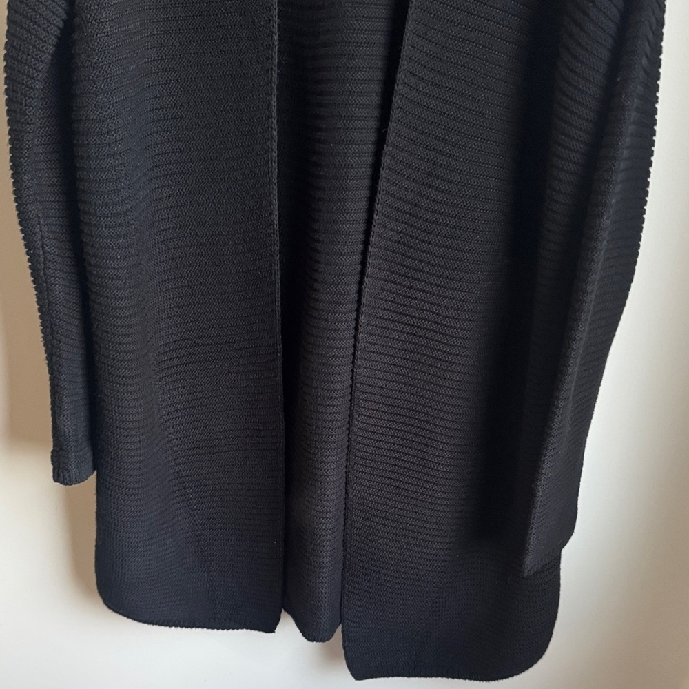 Vince Black Open Front Cardigan - Picture 8 of 10